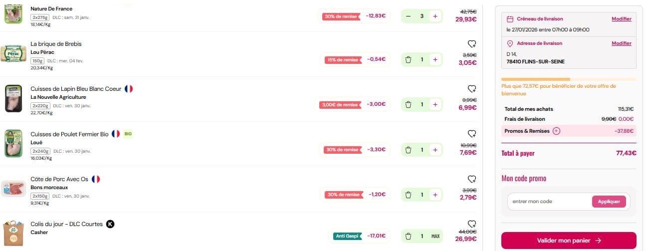 Comment appliquer un code promo Houra