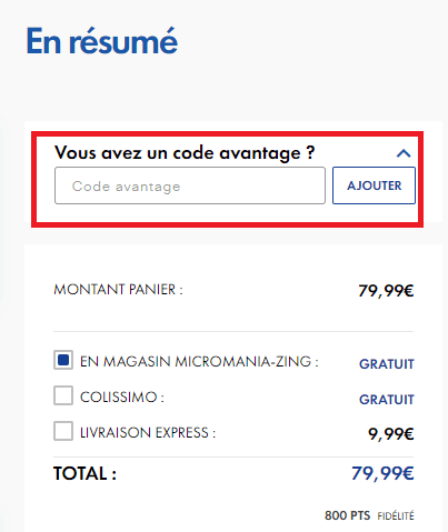 Où utiliser un code promo Micromania ?