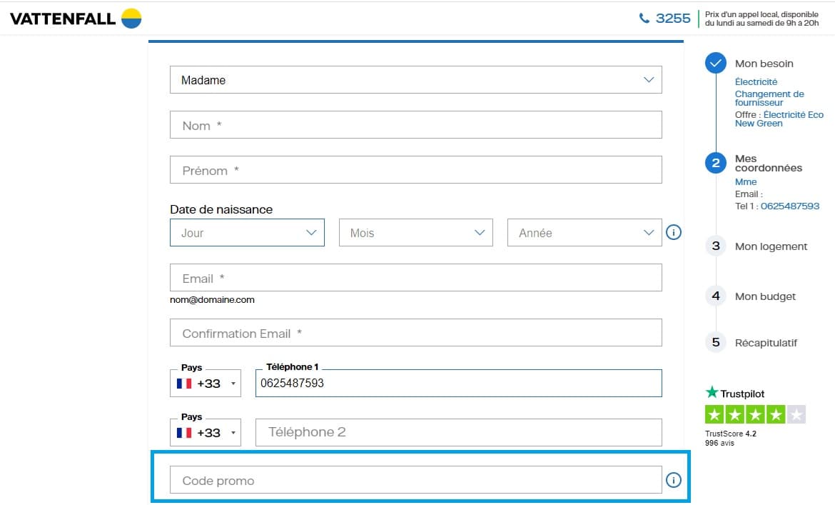 Comment profiter d’un code promo Vattenfall ?