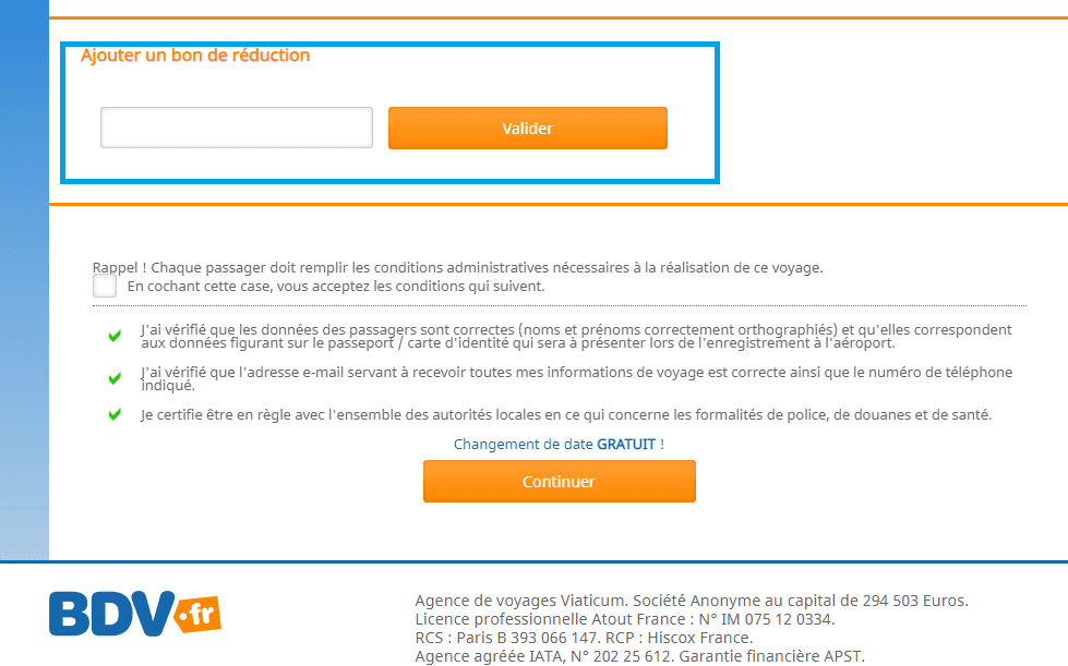Comment utiliser un code promo Bourse des Vols valide ?