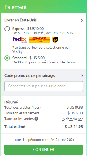 code promo YesStyle ?