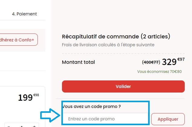 code promo Conforama