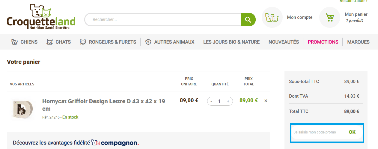 Comment utiliser un code promo Croquetteland valide ?