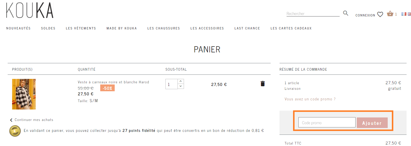 Comment utiliser un code promo Kouka Paris valide ?