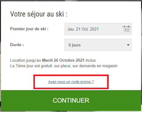 Où utiliser un code promo Skiset ?