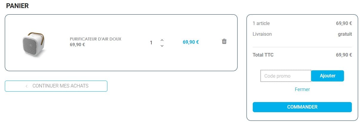 Code promo Air and Me