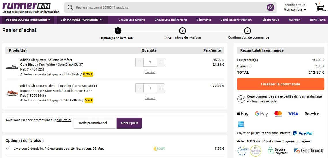 Code promo Runnerinn 