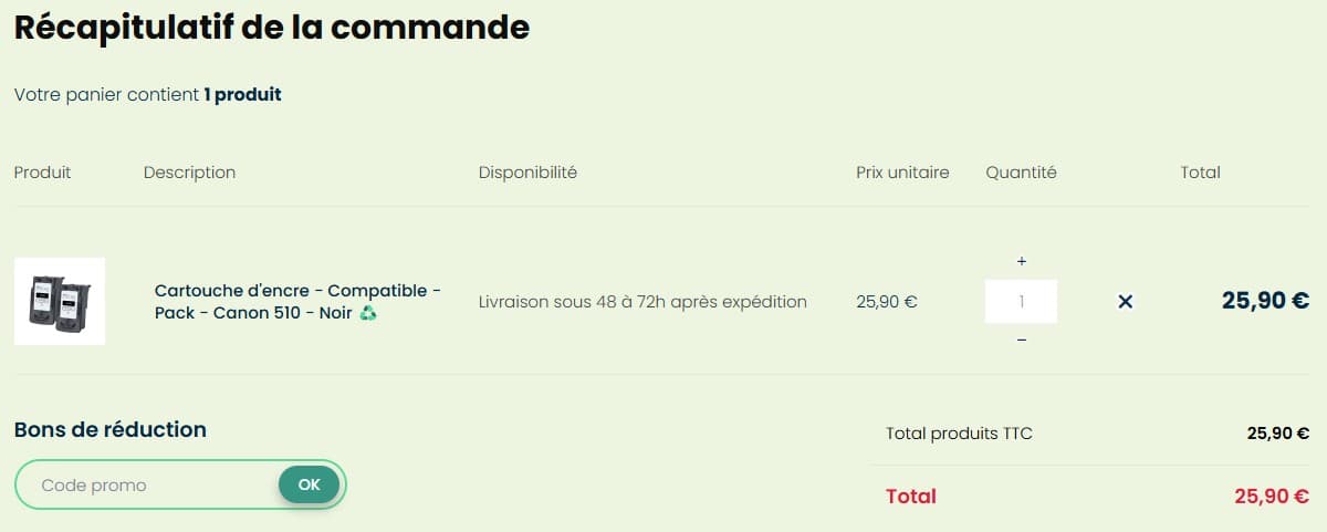 Comment appliquer un code promotionnel Breizh Encre