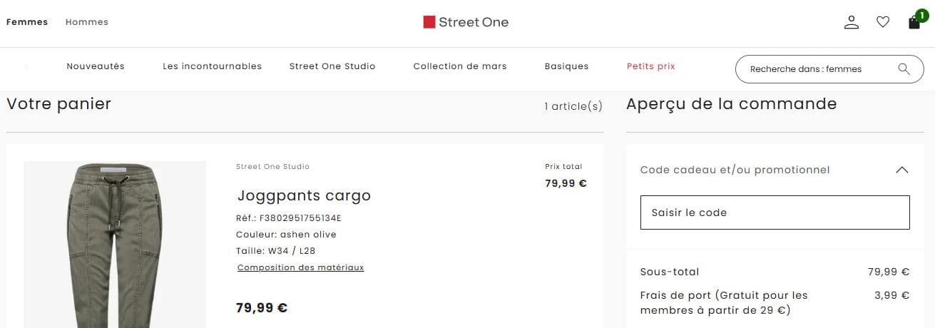 Code promo Street One