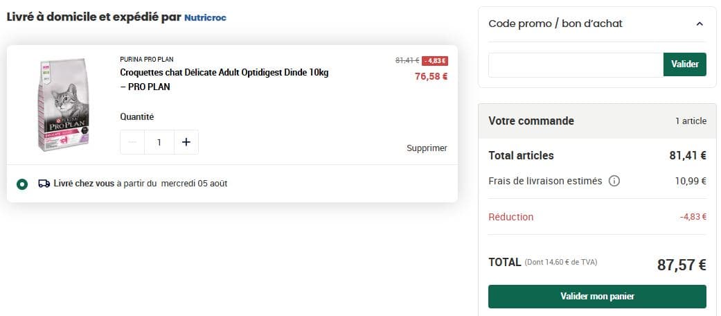Code promo Gamm Vert