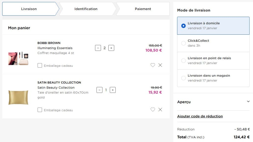 Code promo Ici Paris XL Belgique