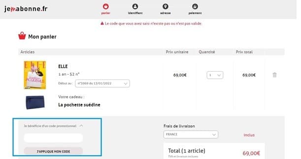 Code promo Jemabonne.fr