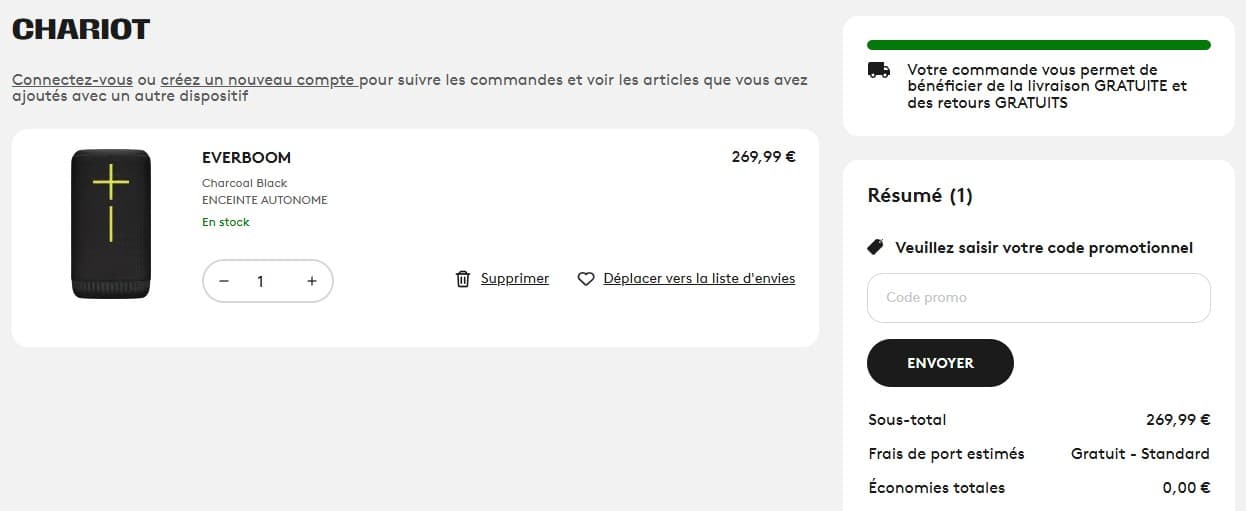 Code promo Ultimate Ears