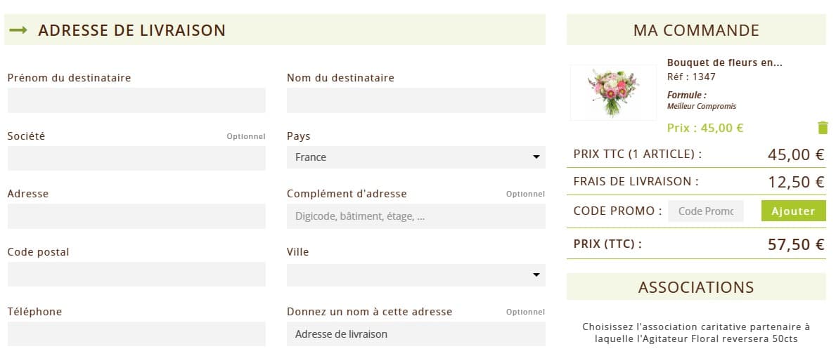 Code promo L'Agitateur Floral