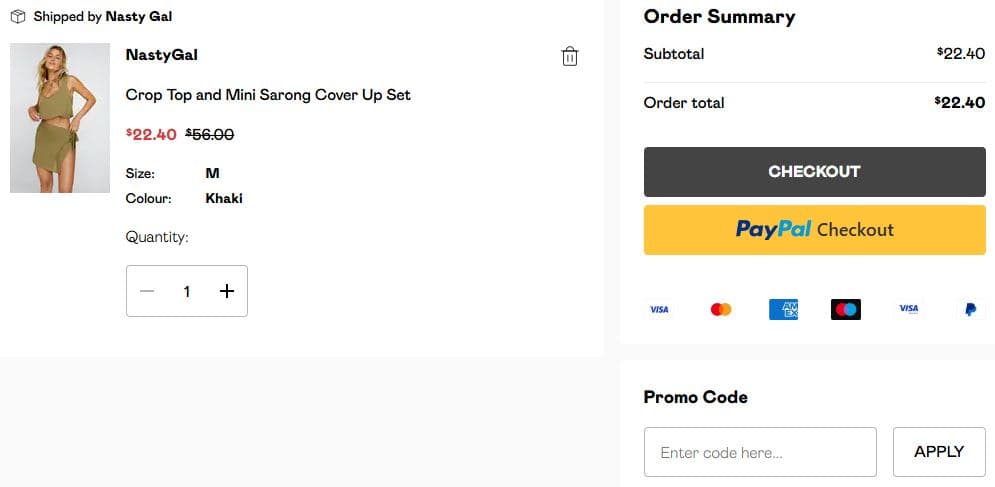 Code promo Nasty Gal