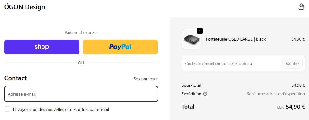 Code promotionnel Ogon Design