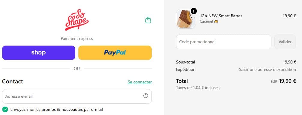 Code promo So Shape
