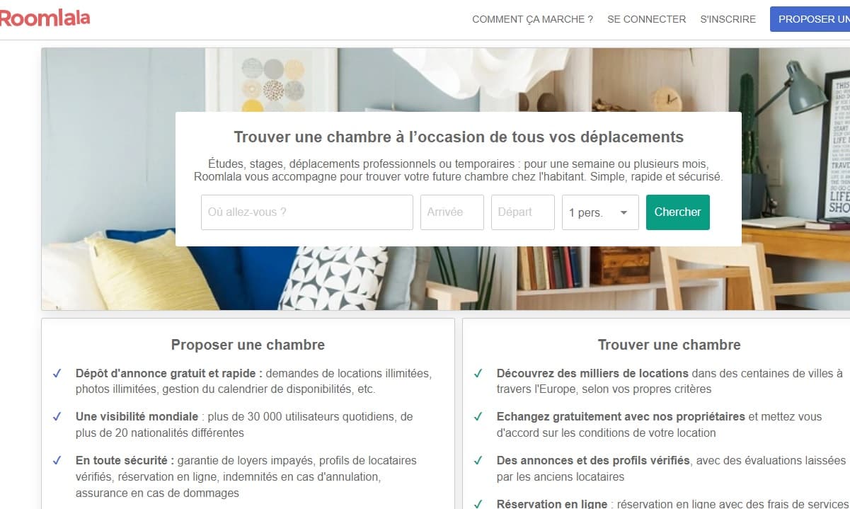 Comment réserver un logement sur Roomlala ?