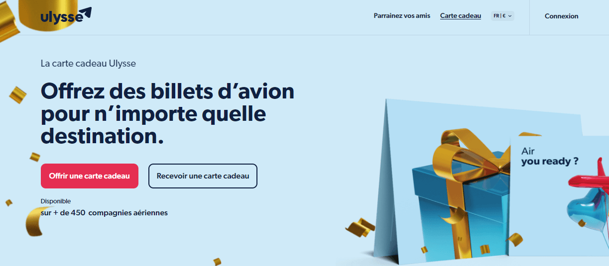 Comment acheter une carte cadeau voyage chez Ulysse ?