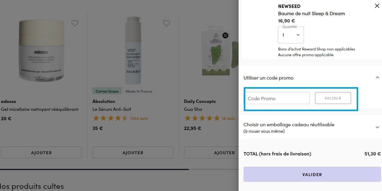 Comment profiter d’un code promo Blissim valide ?