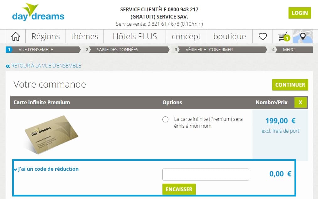 Comment profiter d’un code promo Daydreams valide ?