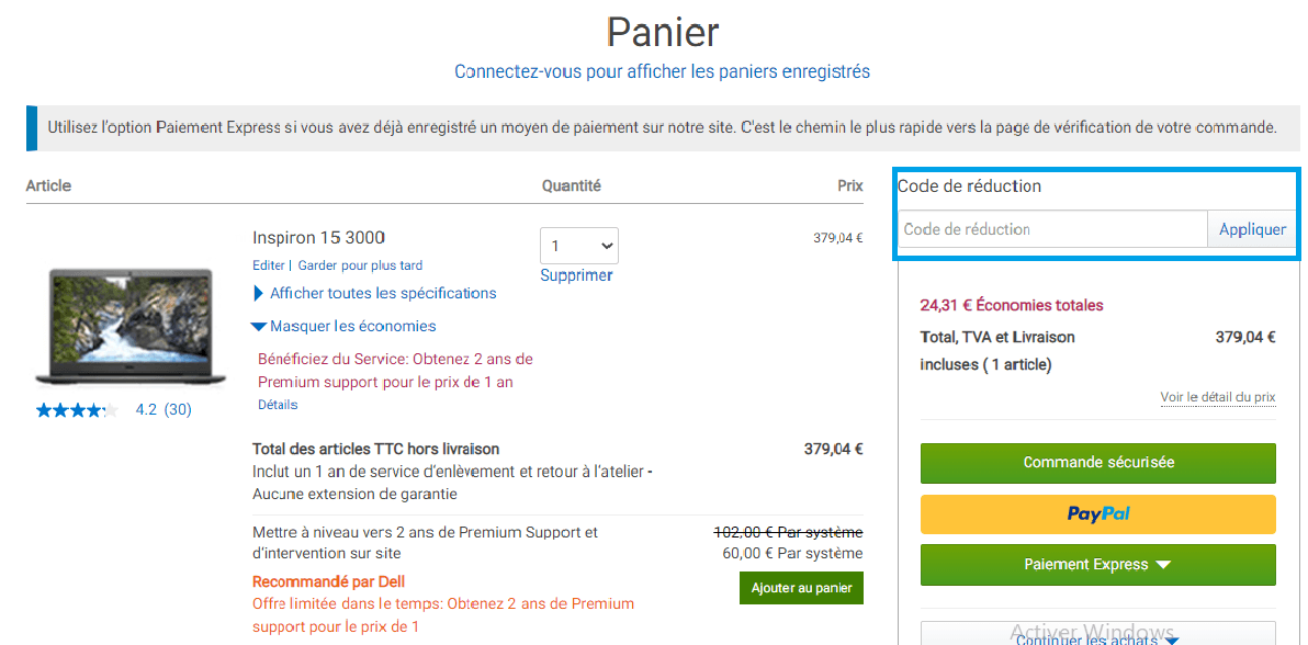 Comment utiliser un code promo DELL valide ?