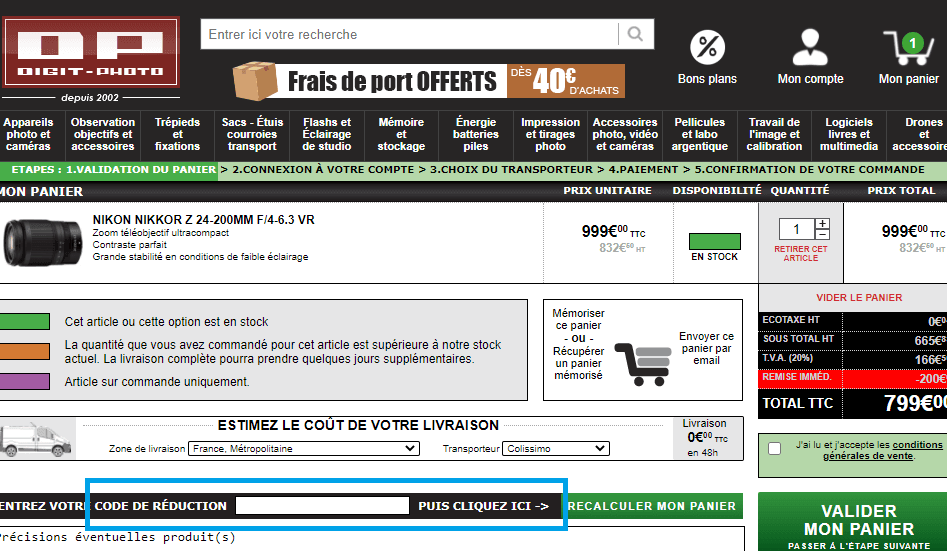 Comment utiliser un code promo Digitphoto valide ?