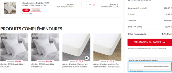 Où mettre un code promo Dodo valide ?