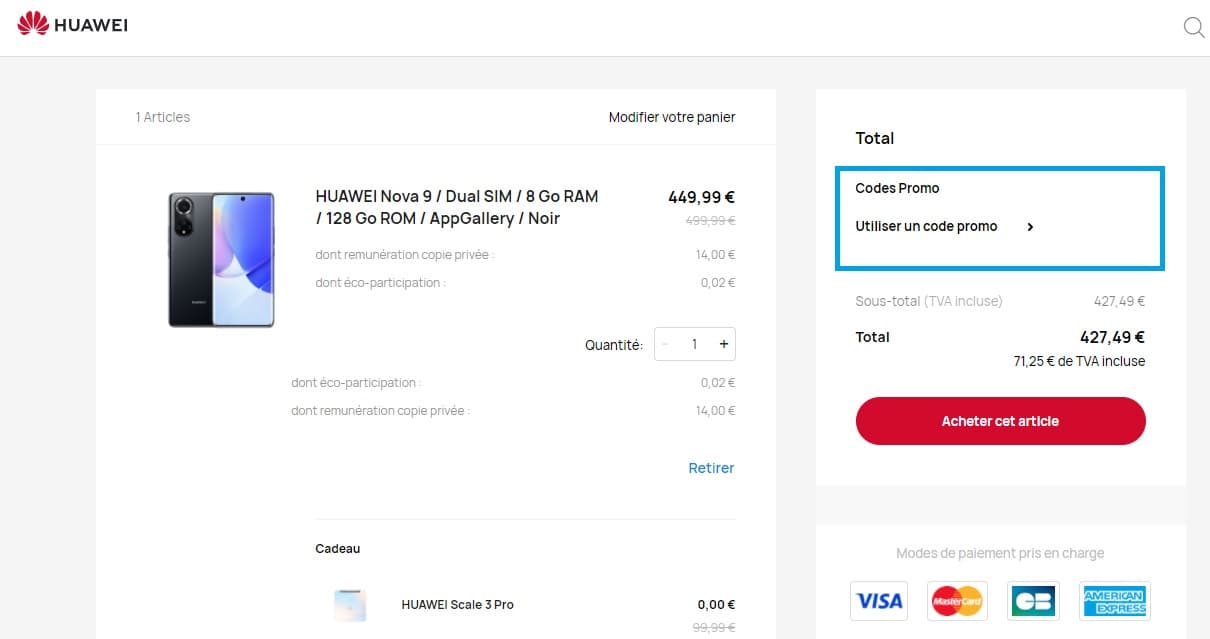 Comment profiter d’un code promo Huawei valide ?