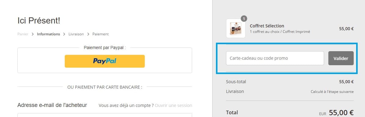 Comment profiter d’un code promo Ici Présent valide ?