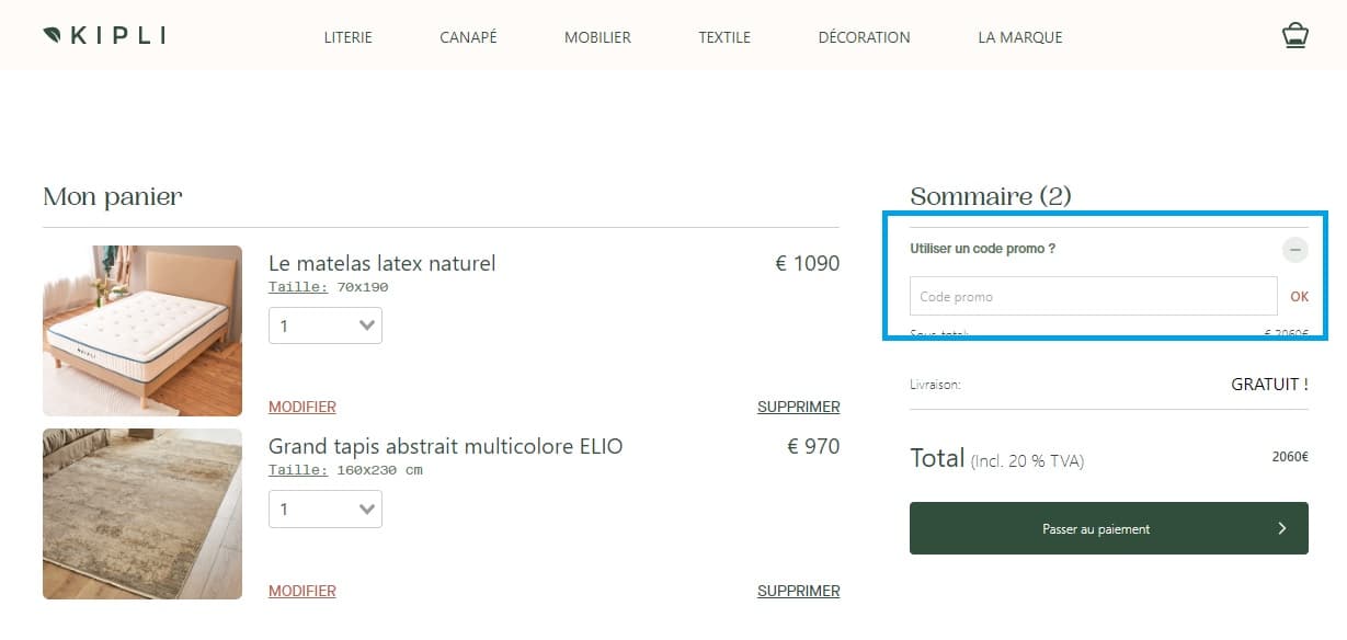 Comment utiliser un code promo Kipli valide ?