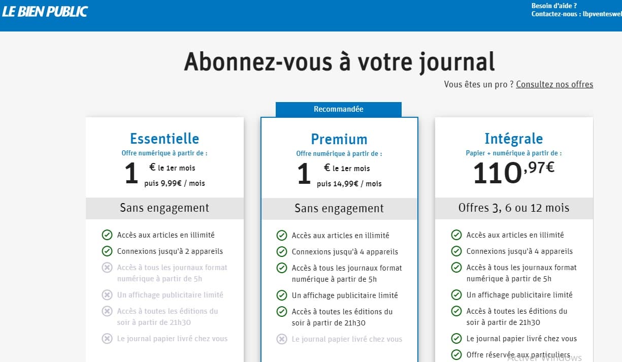 Comment souscrire un abonnement chez Le Bien Public ?