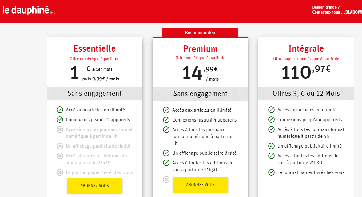 Comment souscrire un abonnement chez Le Dauphiné Libéré ?