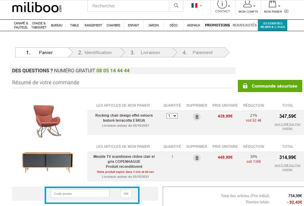 Comment utiliser un code promo ?