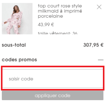 Où utiliser un code promo Missguided ?