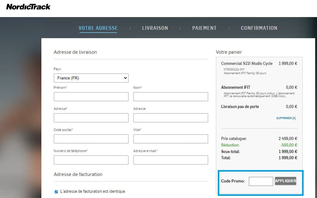 Comment profiter d’un code promo NordicTrack valide ?