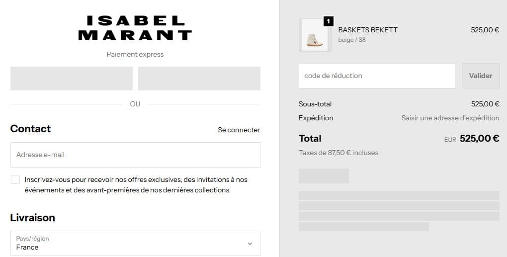 Code promo Isabel Marant