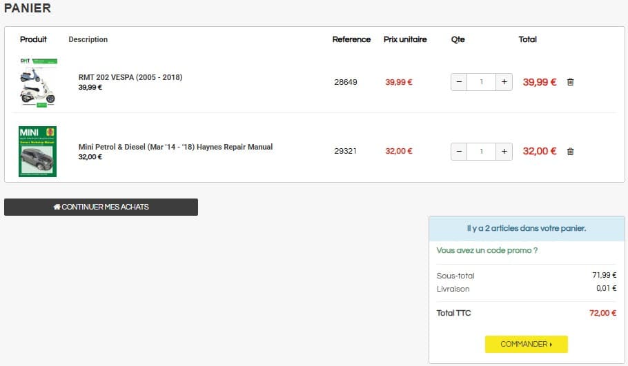 Code promo Revue Technique Auto