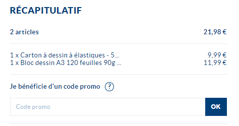 Où mettre un code promo Cultura ?