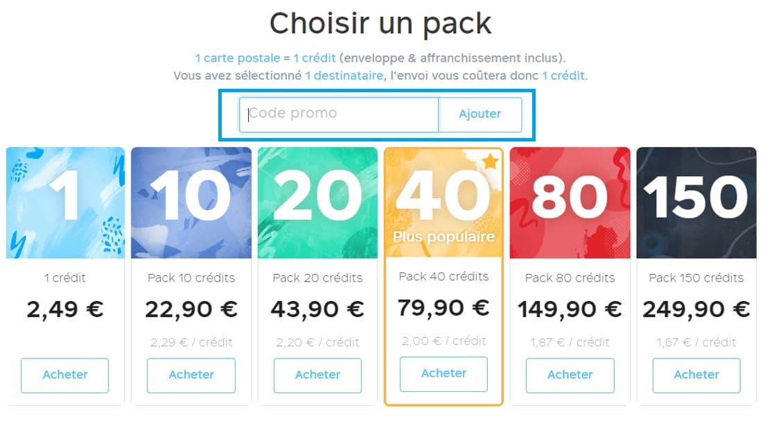 Où mettre mon code promo Fizzer valide ?