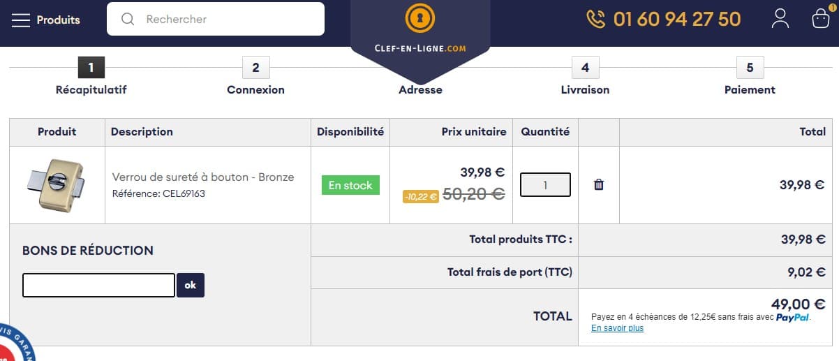 Code promo Clef en Ligne