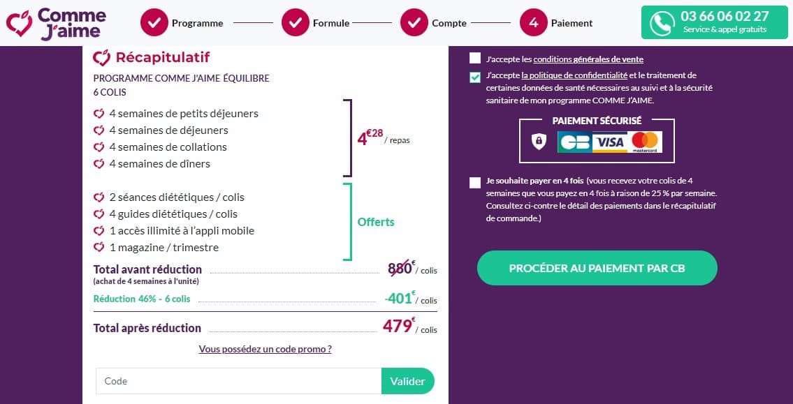 Code promo Comme J'aime