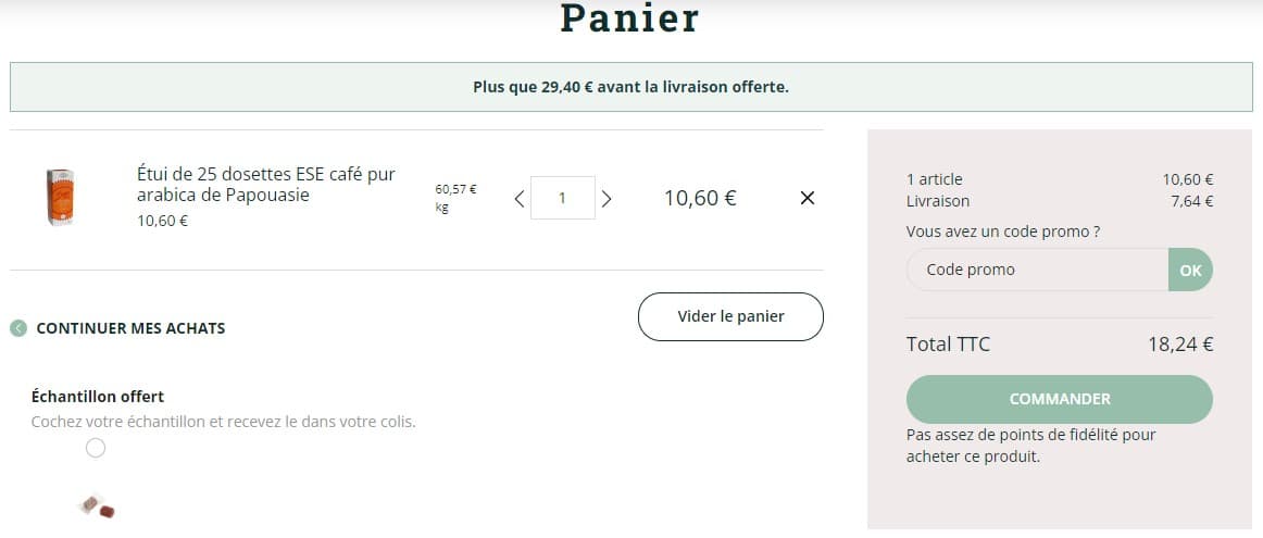 Code promo café Negril