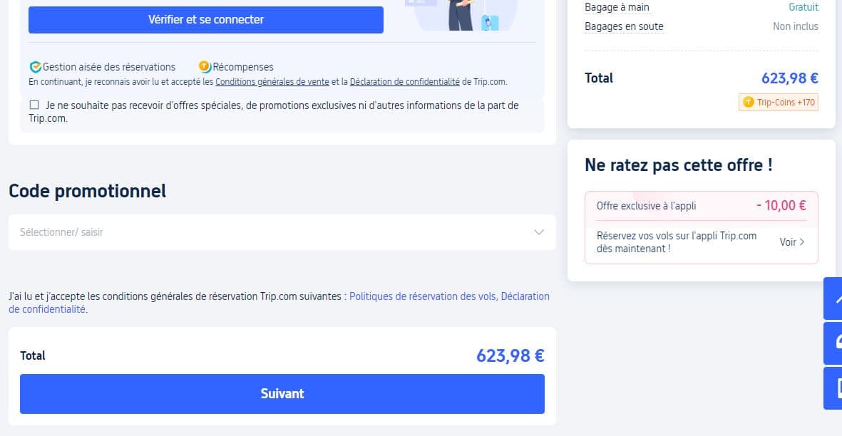 code promo Trip