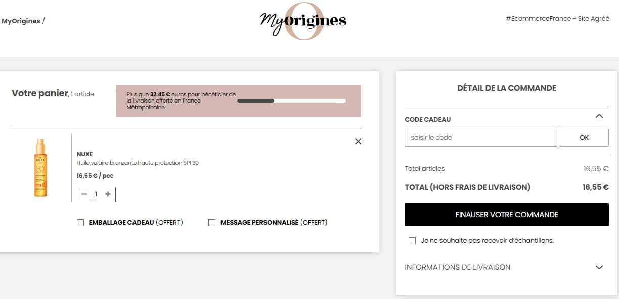 Code promo MyOrigines