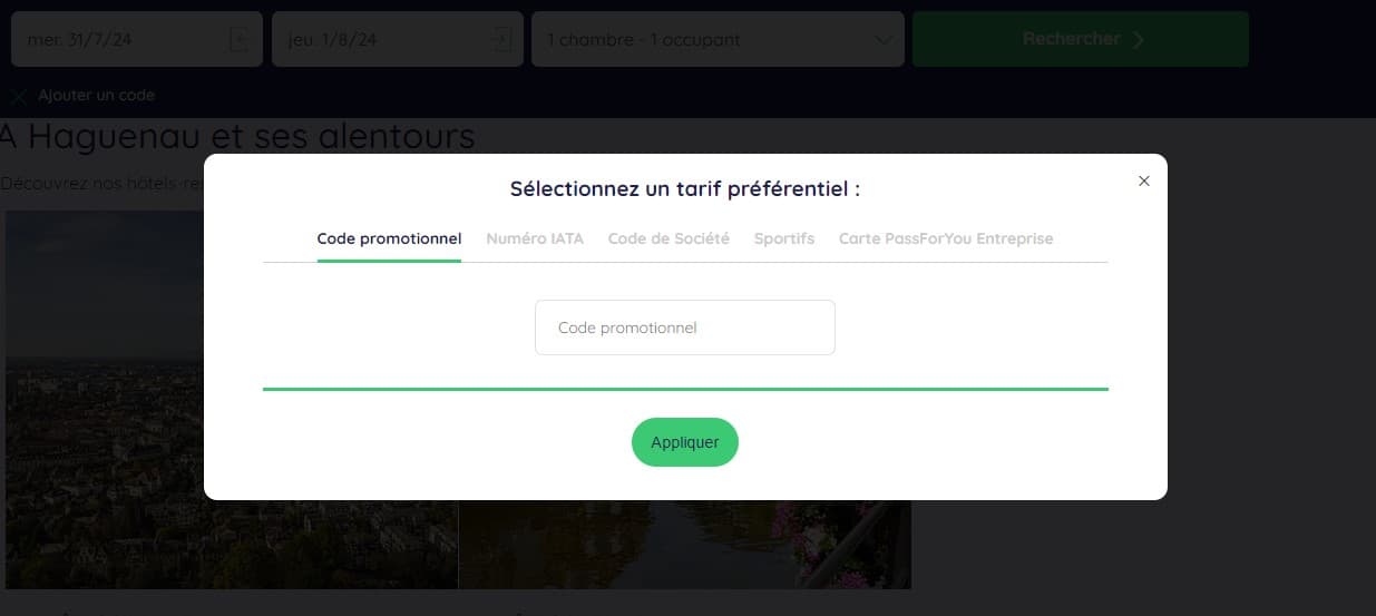 Code promo Campanile