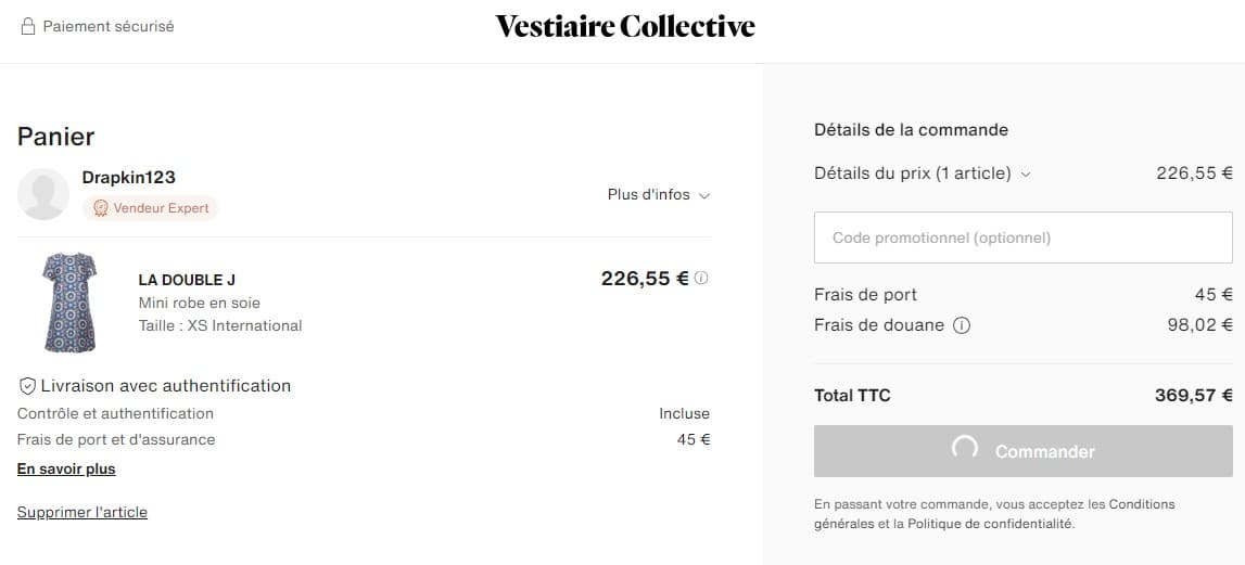 Code promo Vestiaire Collective