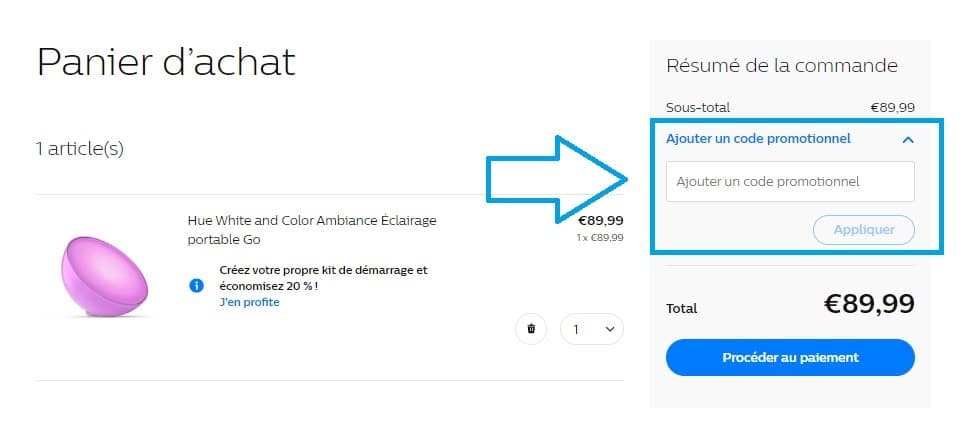 Code promo Philips Hue