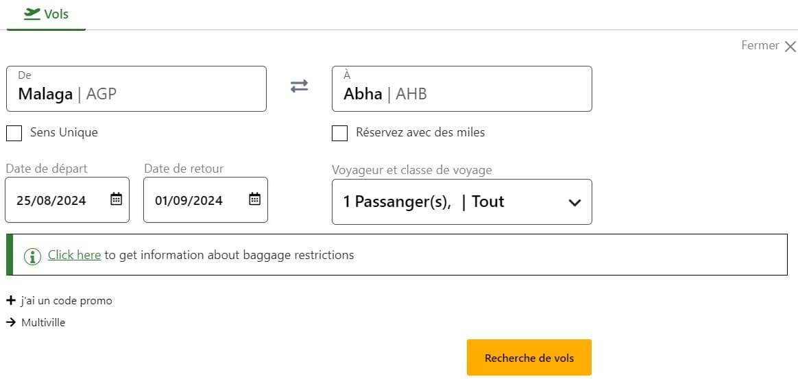 Code promo Ethiopian Airlines