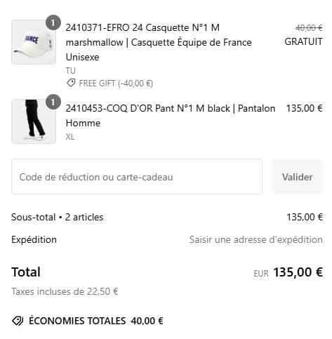 Code promo Le Coq Sportif